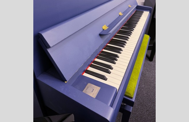 Reid Sohn Hornblower Blue RS115 Upright Piano, Used - All Inclusive Premium Package (SN:IJ0A00949) - Image 5